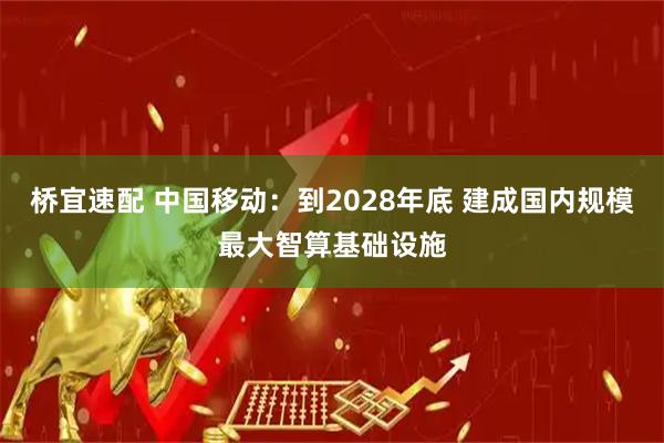 桥宜速配 中国移动：到2028年底 建成国内规模最大智算基础设施