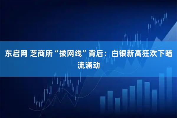 东启网 芝商所“拔网线”背后：白银新高狂欢下暗流涌动