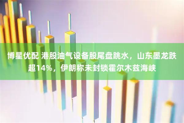 博星优配 港股油气设备股尾盘跳水，山东墨龙跌超14%，伊朗称未封锁霍尔木兹海峡